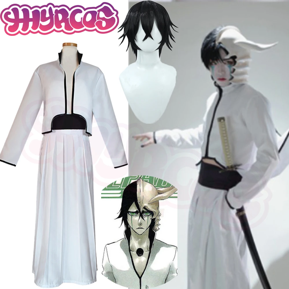 Anime Cosplay Bleach - CosplayAnime Bleach Ulquiorra's Cosplay Costume Ulquiorra