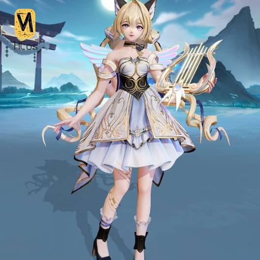 Anime Cosplay Cat - Handmade Cos Outfit: Onmyoji Arena Cat
