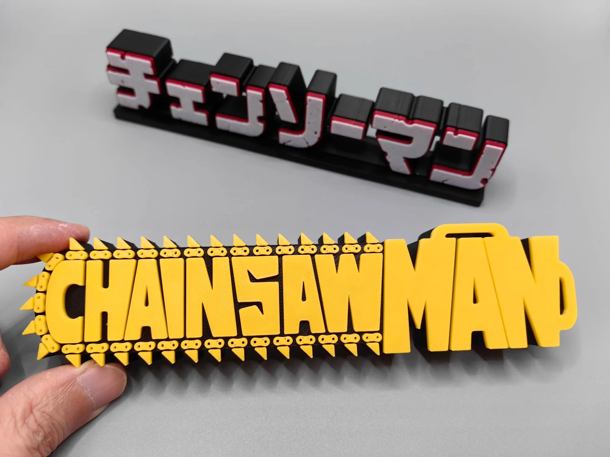 Anime Cosplay Makima - Anime Chainsaw Man 3D Logo Model