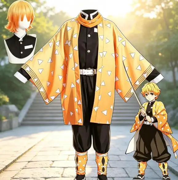 Cosplay Anime Zenitsu - 2026 New Anime Agatsuma Zenitsu Cosplay