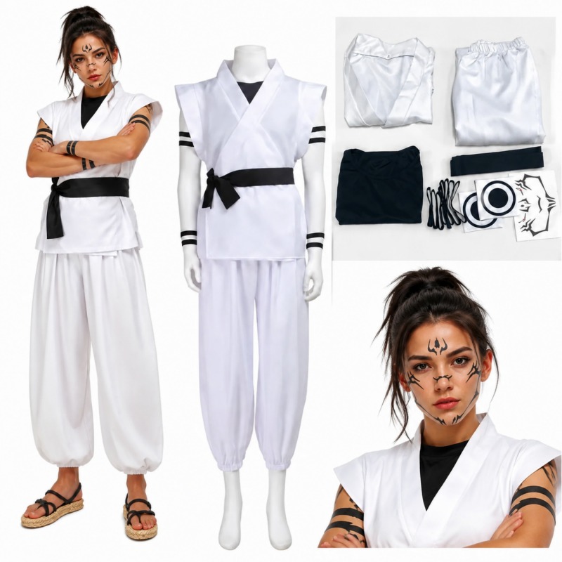 Anime Cosplay Kimono - Ryomen Sukuna Cosplay Costume Jujutsu Kaisen