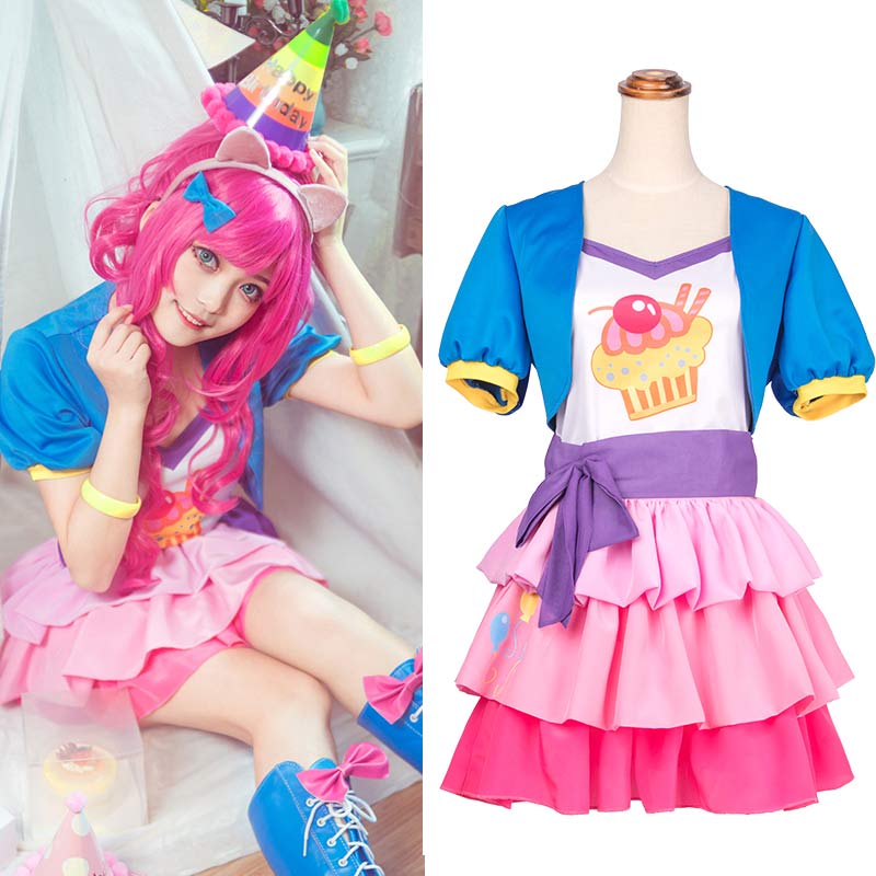 Anime Cosplay Little Girl - My Girls Women Little Pony Pinkie