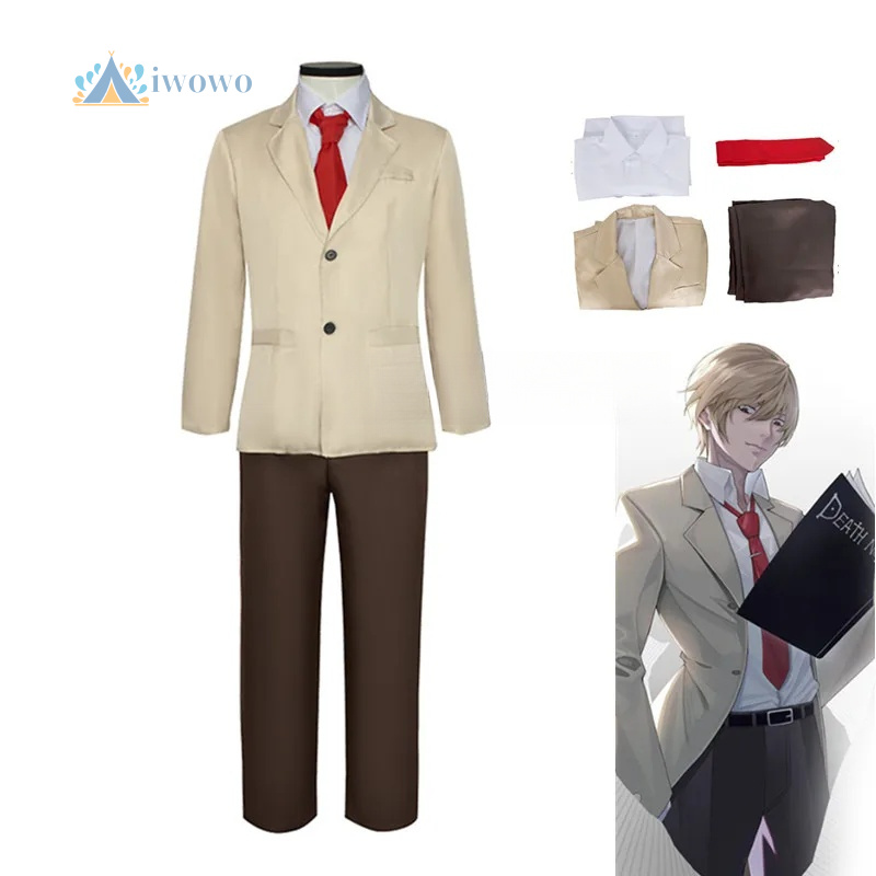 Anime Cosplay Dress For Men - Anime Yagami Light Cosplay Costumes Outfit