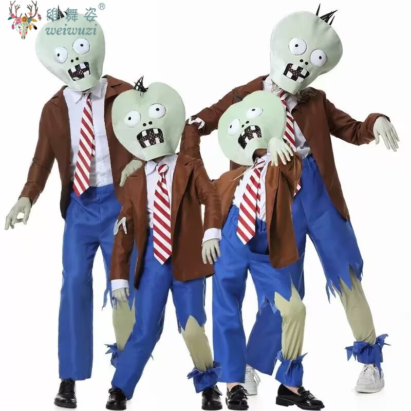 Anime Cosplay Outfit Ideas - Halloween Costume Family Cosplay Costume Zombie
