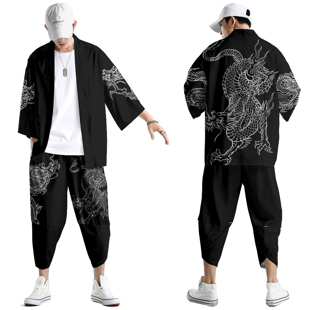 Demon Slayer Haori - Harajuku Tops Robe Fashion Asian Clothes