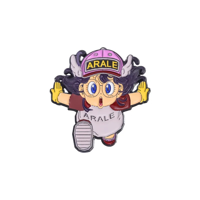 Anime Cosplay Little Girl - Cartoon Dr. Slump Arale Badge Brooch