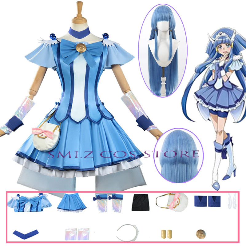 Anime Cosplay Dresses - Cure Beauty Cosplay Anime Smile Glitter