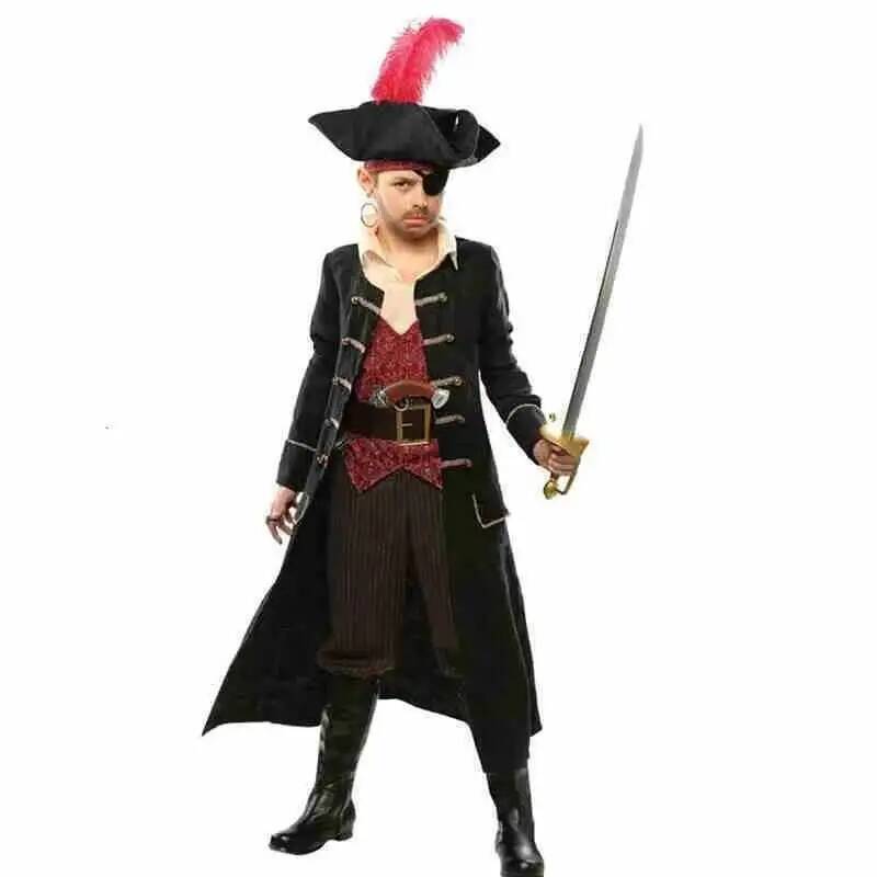 Anime Cosplay Kid - boy children's halloween pirates costume Fret