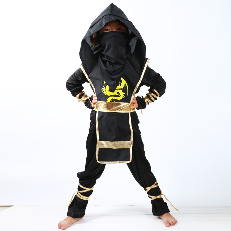 Anime Cosplay Outfit Ideas - Carnival Child Boys Ninja Deluxe Costume
