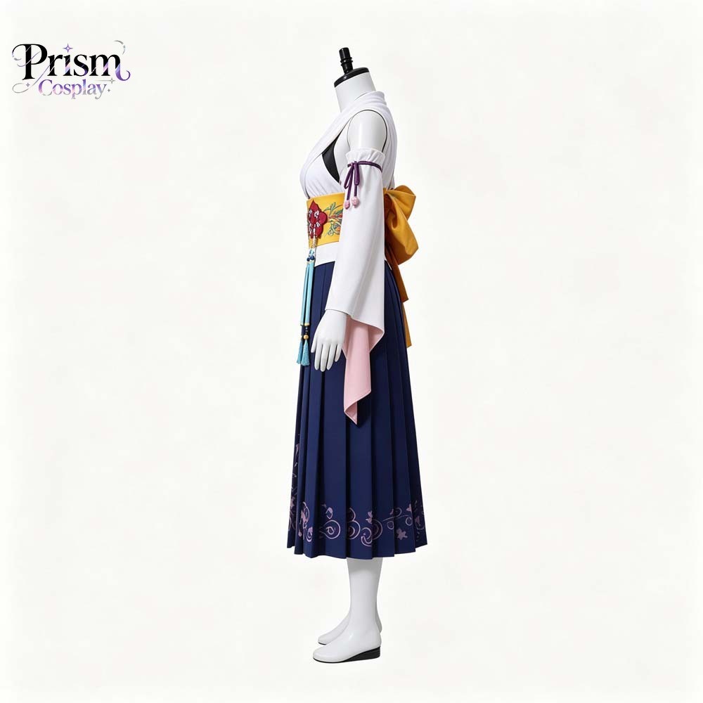Final Fantasy Ten Yuna Summone - Anime Cosplay Kimono 评论和价格