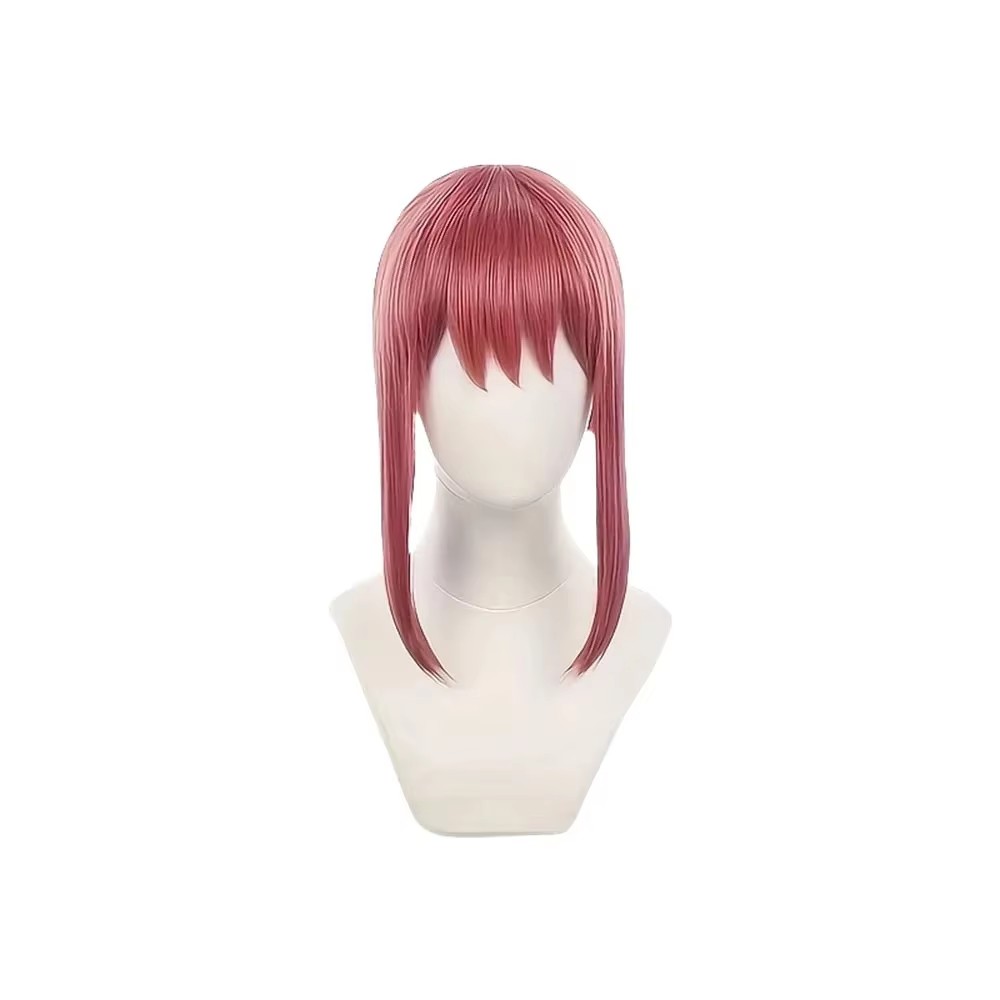 Anime Makima Cosplay Wigs Red  - Anime Cosplay Makima 评论和价格