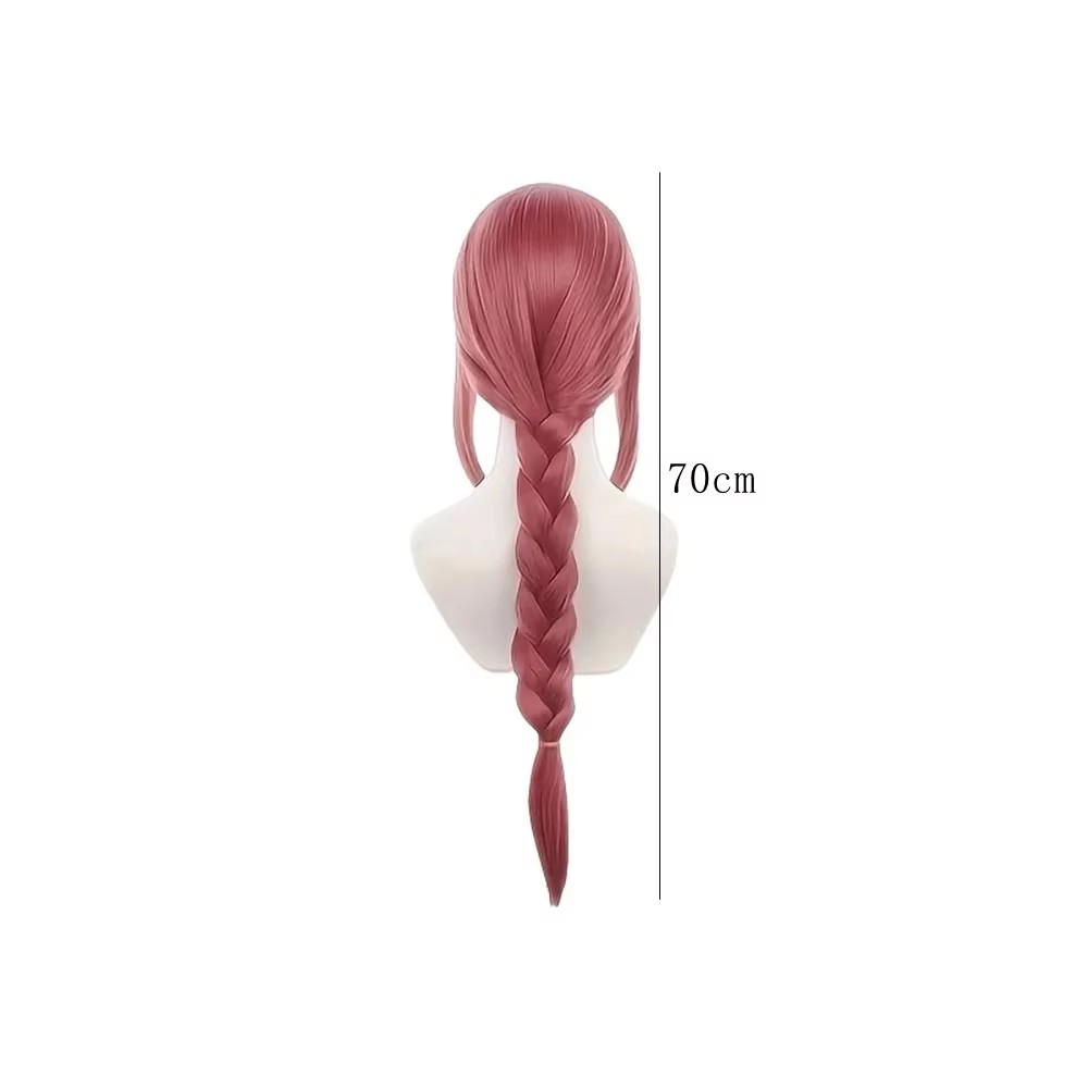 Anime Makima Cosplay Wigs Red  - Anime Cosplay Makima 评论和价格