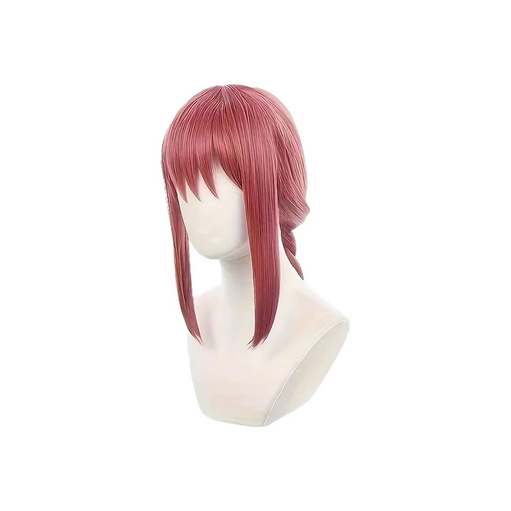 Anime Makima Cosplay Wigs Red  - Anime Cosplay Makima 评论和价格