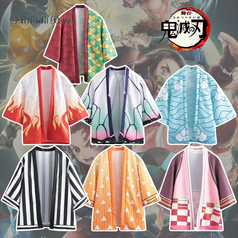 2025 11 Anime Cosplay Costume  - Demon Slayer Haori 评论和价格