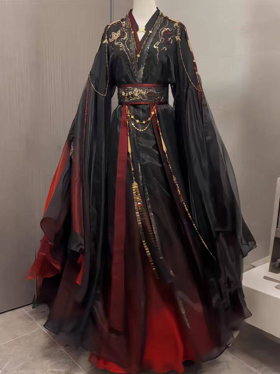 Unisex Ancient Chinese Xianxia - Anime Cosplay Clothes 评论和价格