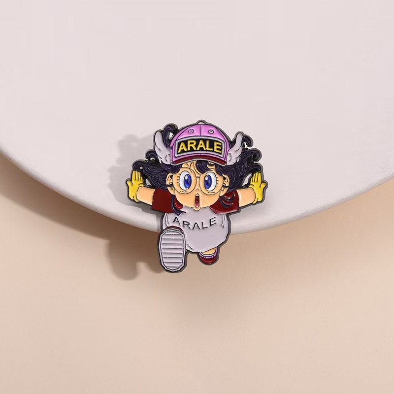 Cartoon Dr. Slump Arale Badge  - Anime Cosplay Little Girl 评论和价格