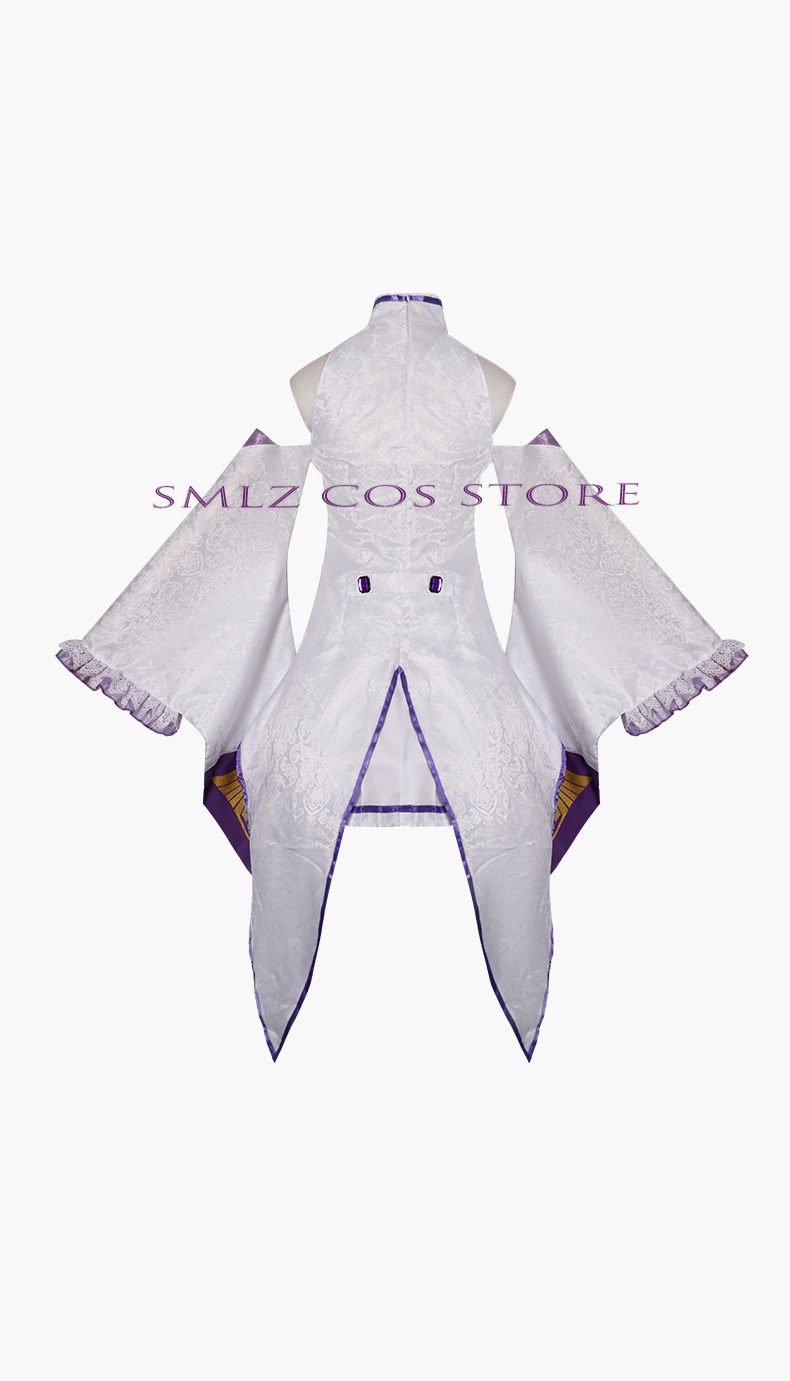Emilia Cosplay Anime Re Zero K - Anime Cosplay Dresses 评论和价格