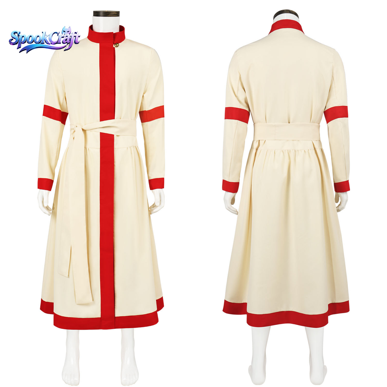 New Medieval Kaftan Robe Pries - Anime Cosplay Dress For Men 评论和价格