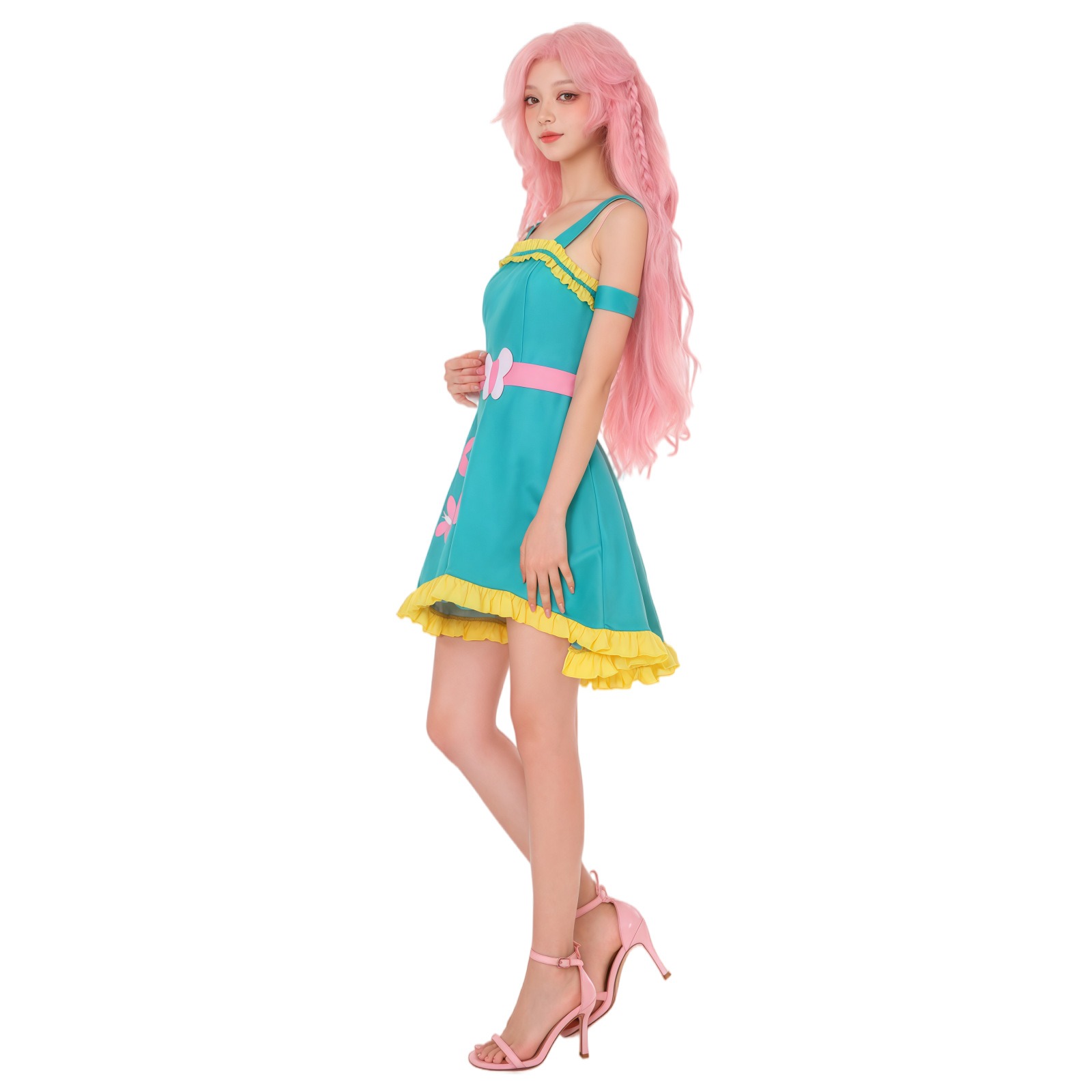 Equestria Girls My Fluttershy  - Anime Cosplay Little Girl 评论和价格