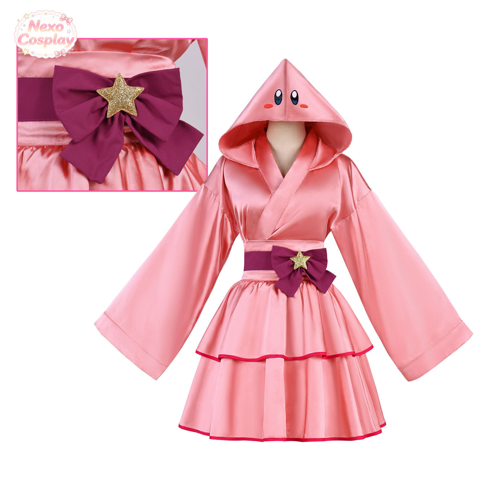 Pink ball Cosplay Costume Pink - Anime Cosplay Kimono 评论和价格