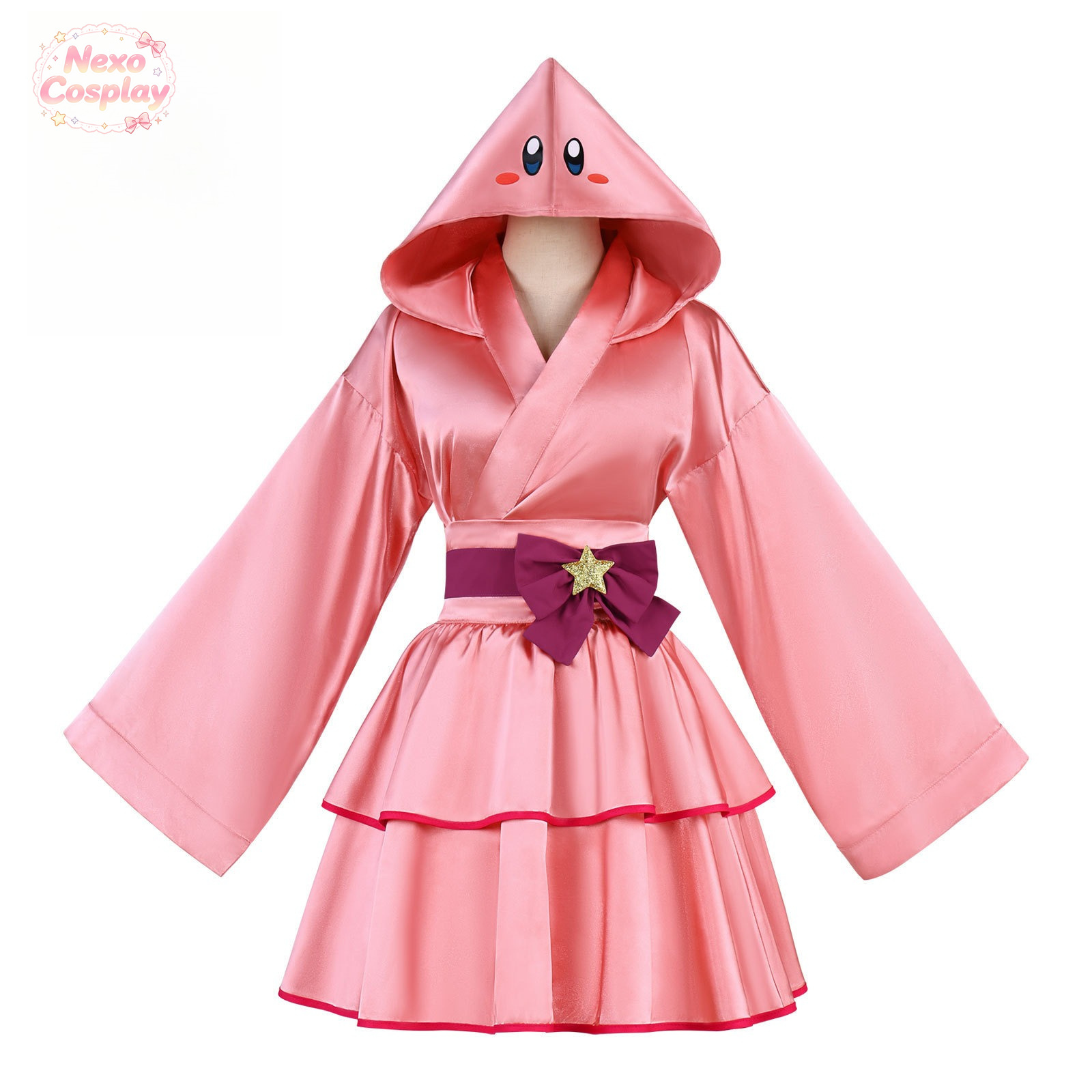 Pink ball Cosplay Costume Pink - Anime Cosplay Kimono 评论和价格