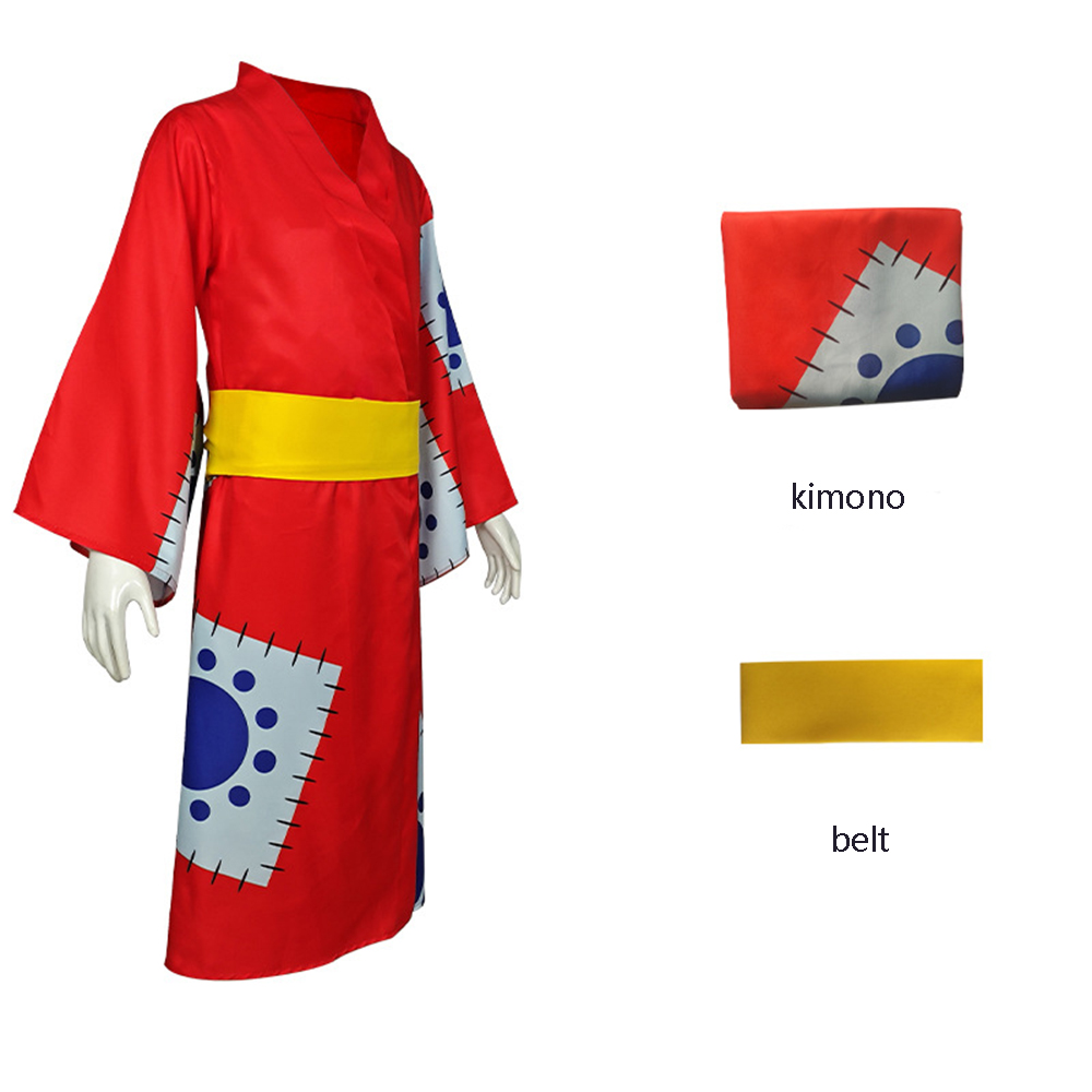Luffy Cosplay Anime Monkey D L - Anime Cosplay Kimono 评论和价格