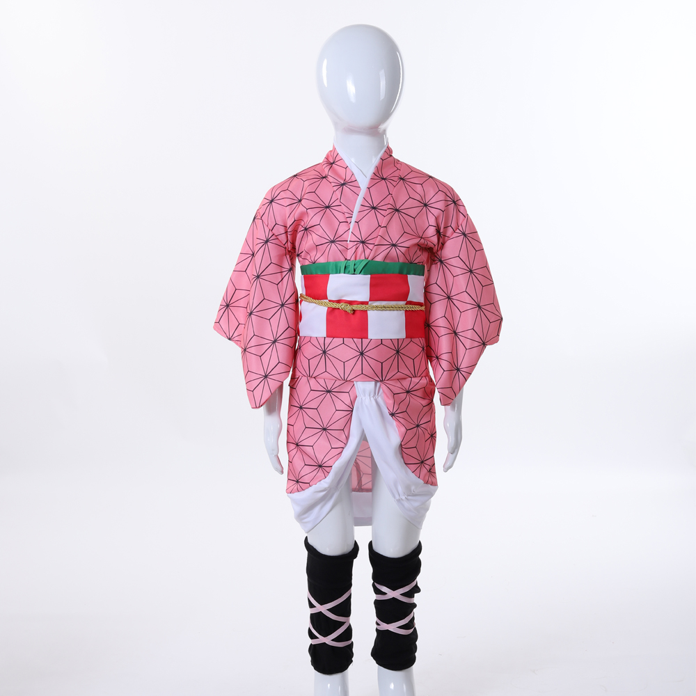 Complete Nezuko Kamado Cosplay - Anime Cosplay Kimono 评论和价格