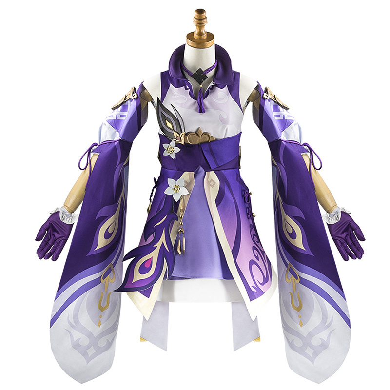 Genshin Impact Keqing Cosplay  - Anime Cosplay Costumes Female 评论和价格