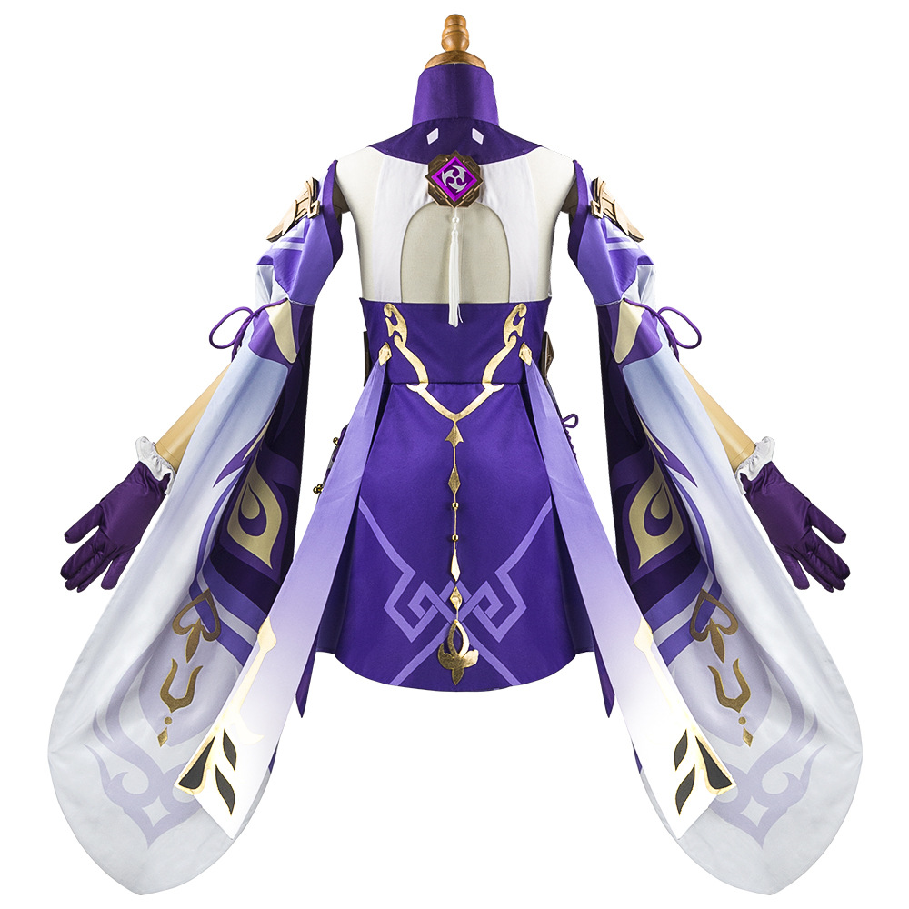 Genshin Impact Keqing Cosplay  - Anime Cosplay Costumes Female 评论和价格