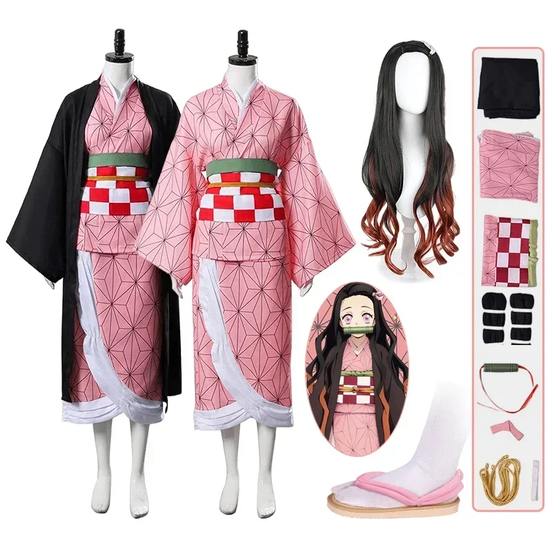 Anime Kamado Nezuko Cosplay Co - Demon Slayer Haori 评论和价格
