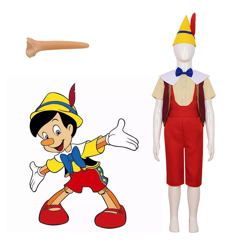Anime Long Nose Pinocchio Chil - Anime Cosplay Kid 评论和价格