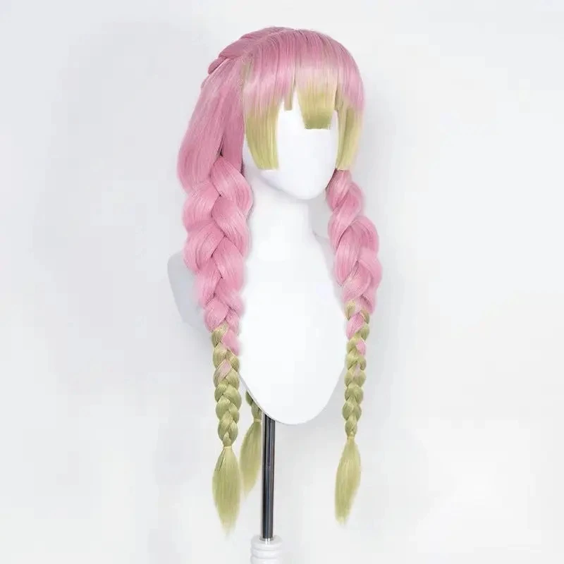 Mitsuri Kanroji Cosplay Wig Lo - Cosplay Anime Zenitsu 评论和价格