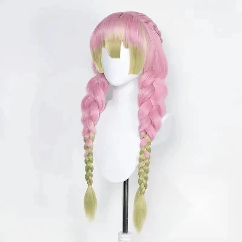 Mitsuri Kanroji Cosplay Wig Lo - Cosplay Anime Zenitsu 评论和价格