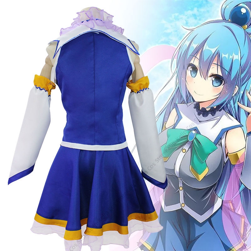 Konosuba Aqua Cosplay Costume  - Cosplay Anime Expo 评论和价格