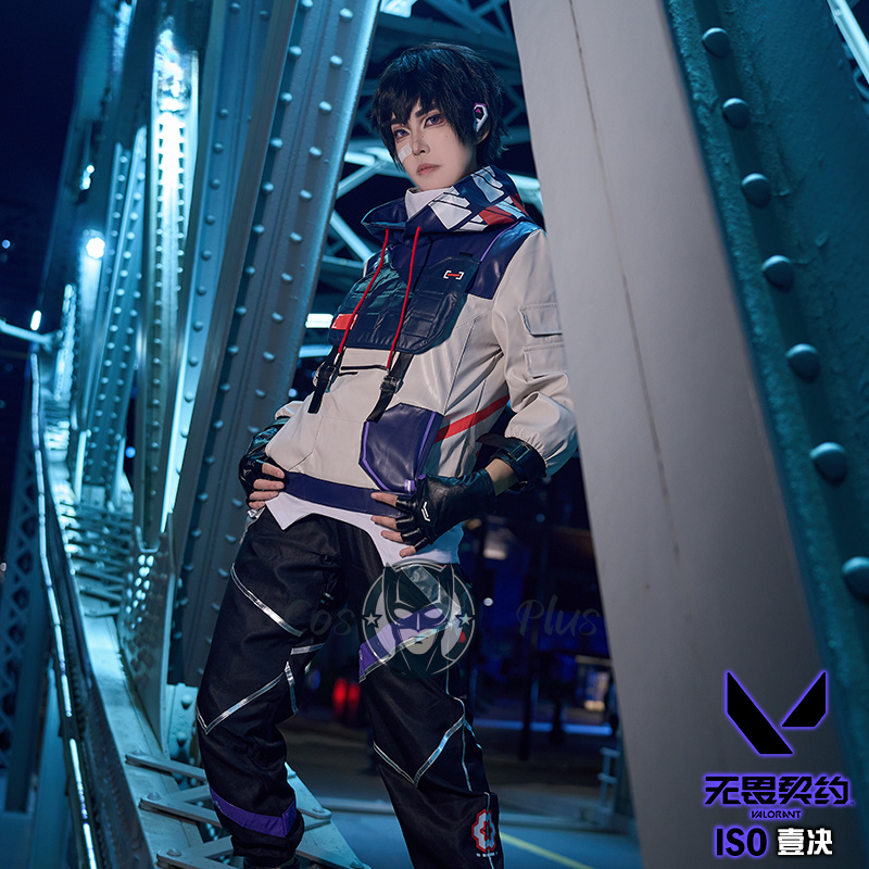 ISO Cosplay Valorant Costume H - Anime Cosplay Dress For Men 评论和价格