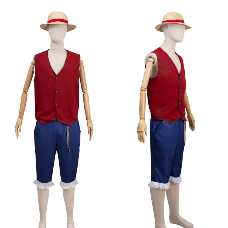 ▶❤Movie Luffy Cosplay Costume  - Anime Cosplay Kid 评论和价格