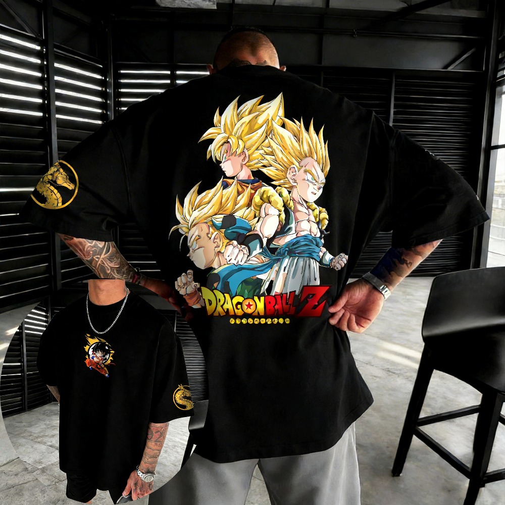 Oversized Unisex Pure Cotton T - Dragon Ball Saiyan Armor 评论和价格