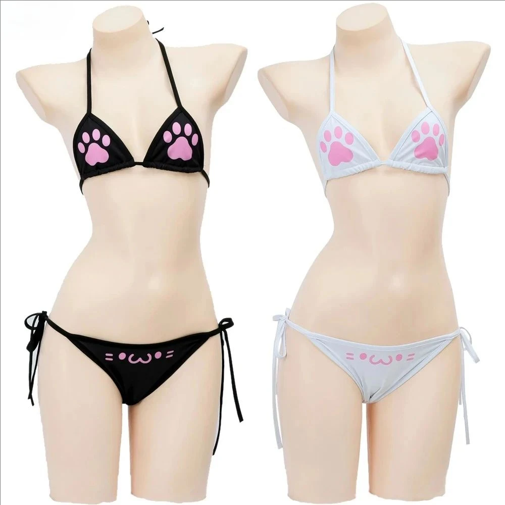 Women Sweet Anime Game Three P - Anime Cosplay Bikini 评论和价格
