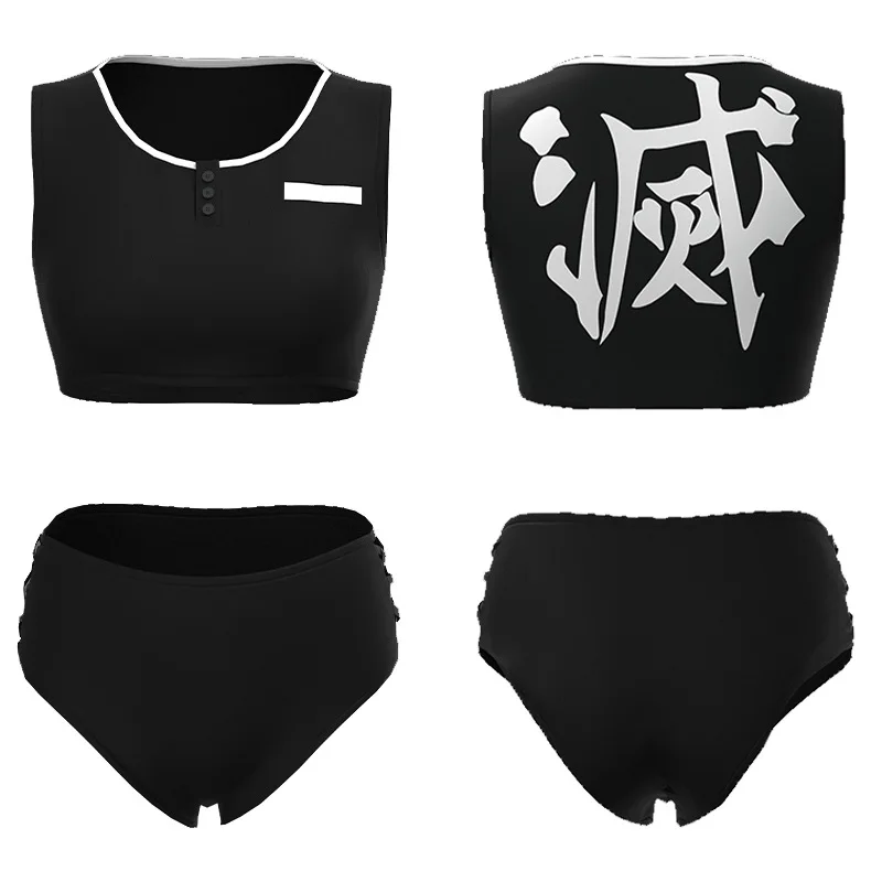 Anime Nezuko Cosplay Shinobu K - Anime Cosplay Bikini 评论和价格