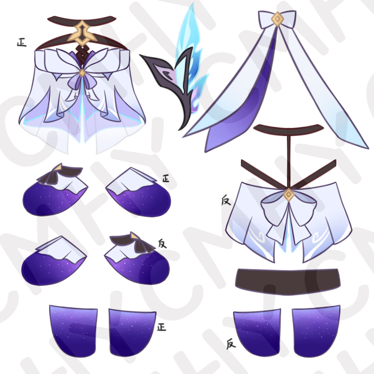 Game Genshin Impact Skirk Cat  - Anime Cosplay Dresses 评论和价格