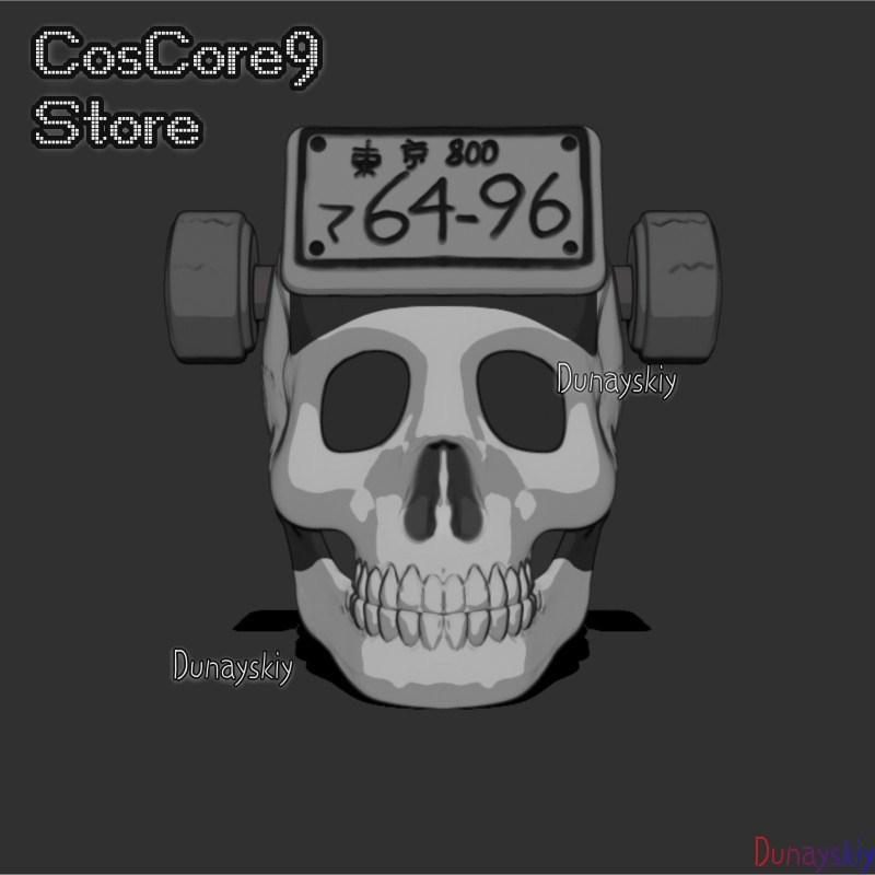 Dorohedoro Ebisu Skull Mask Co - Anime Cosplay Face 评论和价格