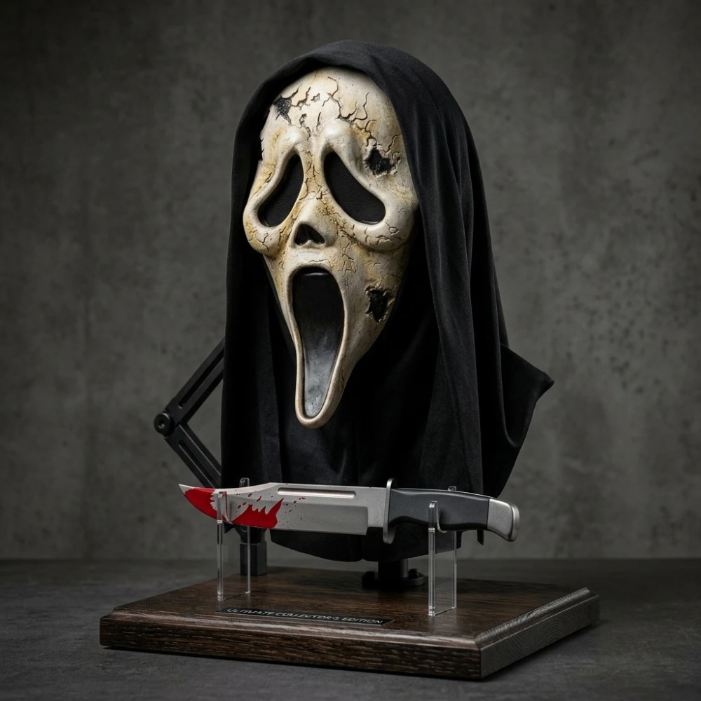 Scream Ghost Face Latex Mask W - Anime Cosplay Face 评论和价格