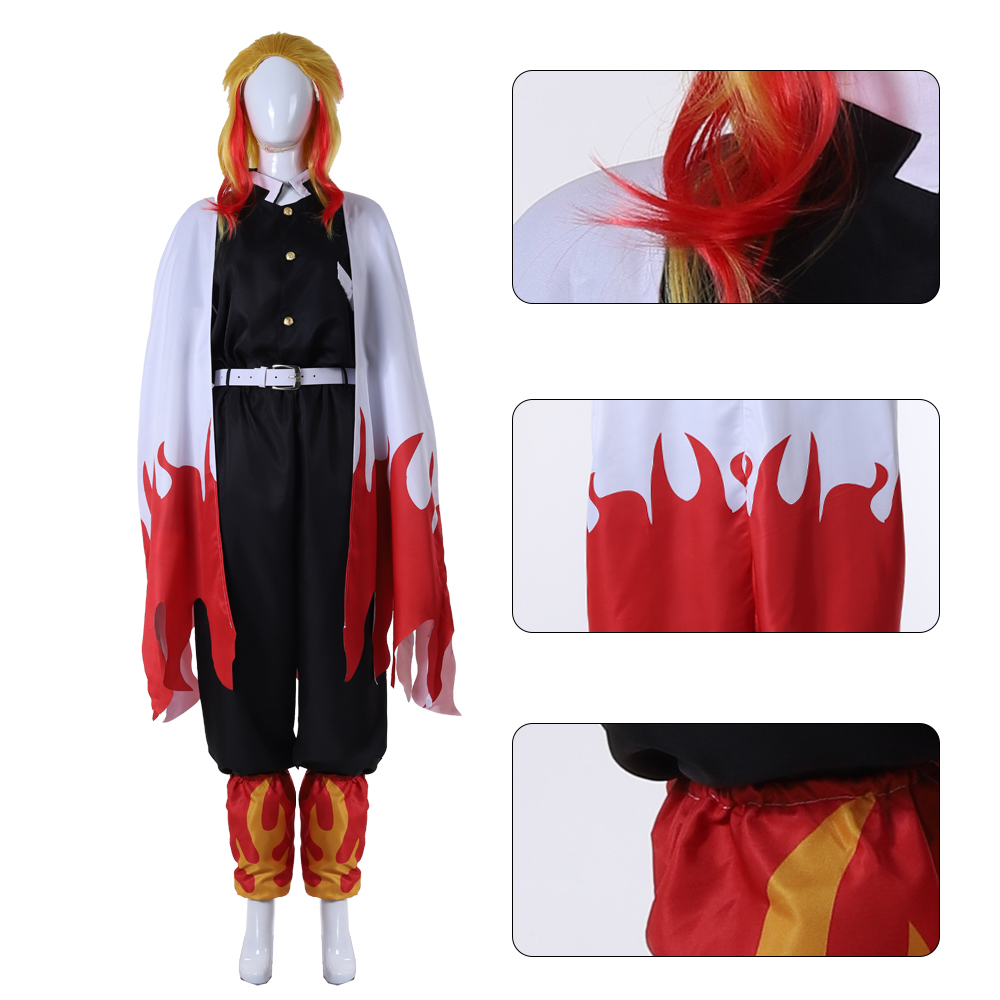 Flame Hashira Cosplay Uniform  - Demon Slayer Haori 评论和价格