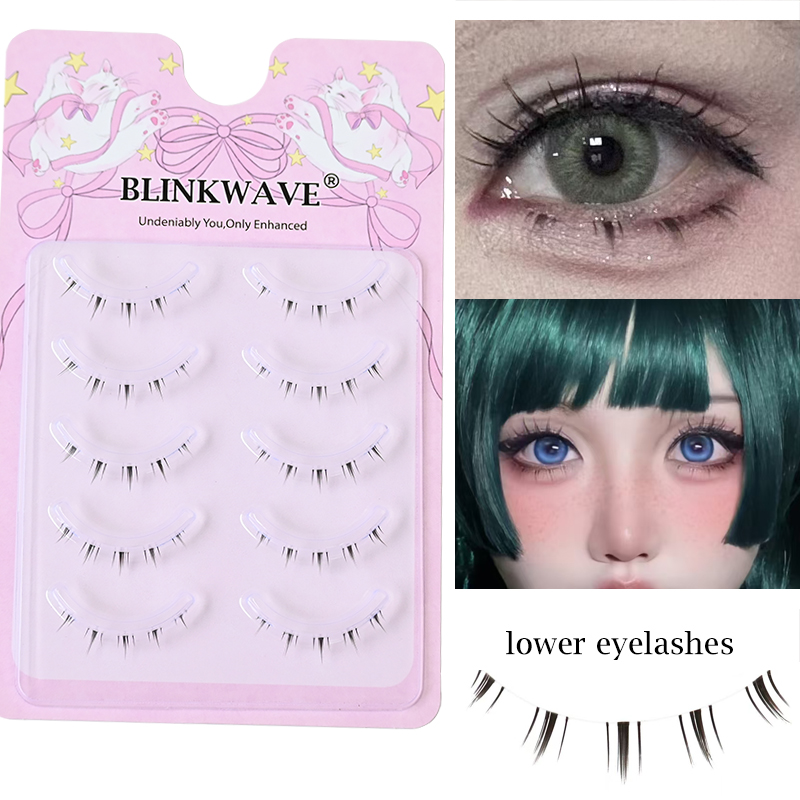 Manga Lower Strip Lashes Natur - Anime Cosplay Eye Makeup 评论和价格
