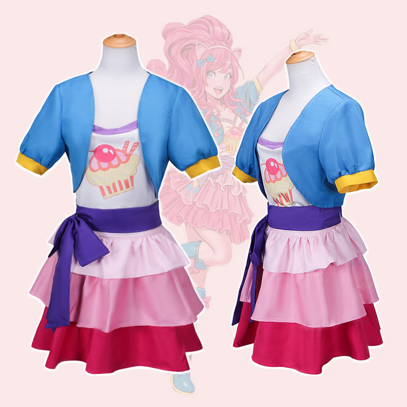 Anime Little Pony Pinkie Pie C - Anime Cosplay Little Girl 评论和价格