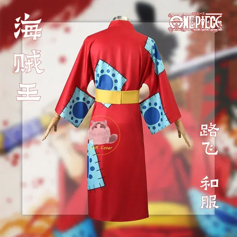 Anime Luffy Cosplay Costume, W - Anime Cosplay Kimono 评论和价格