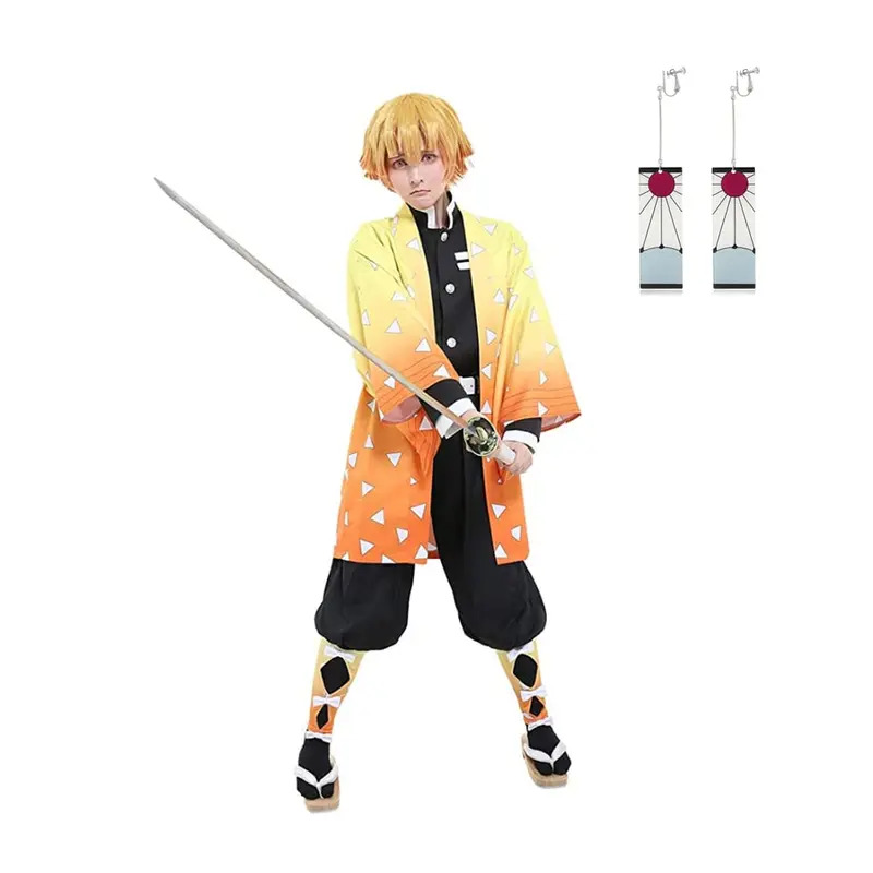 New Halloween Cosplay Anime De - Cosplay Anime Zenitsu 评论和价格