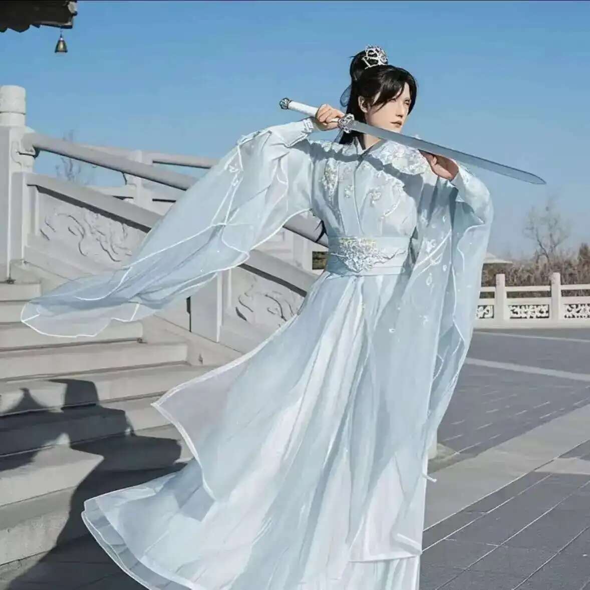 Large Size 3XL Hanfu Men Chine - Anime Cosplay Dress For Men 评论和价格