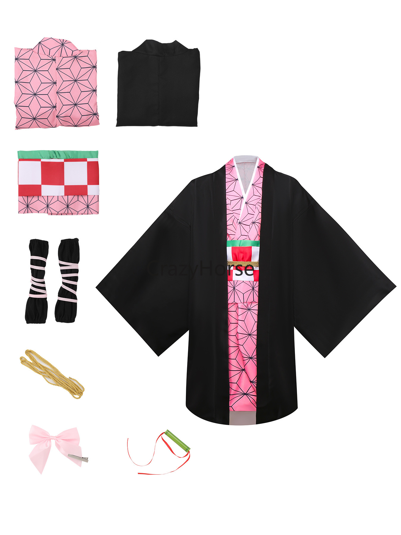 Adult Tanjiro Kamado Nezuko Sl - Cosplay Anime Zenitsu 评论和价格