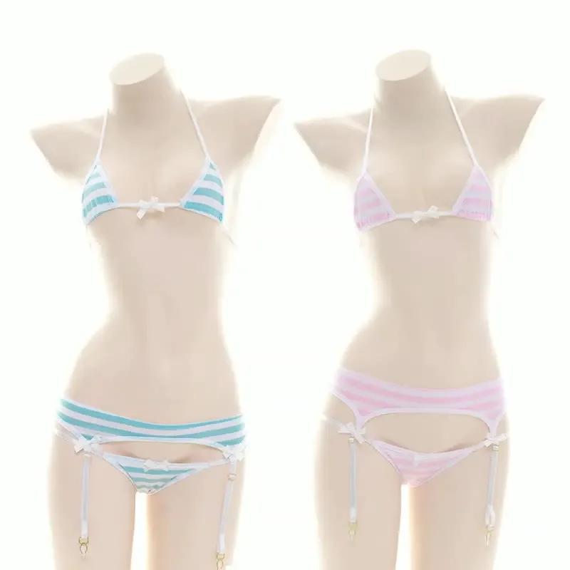 Women Sweet Anime Game Three P - Anime Cosplay Bikini 评论和价格